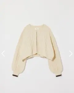 eaphi　CABLE KNIT CARDIGAN