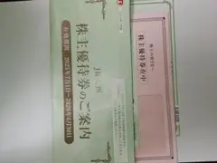 JR九州 株主優待券 2026　6/30まで