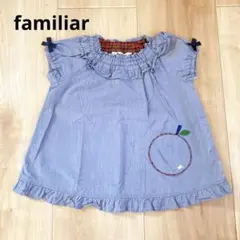 ファミリア 90cm 女の子 トップス 半袖 Tシャツ ブラウス チュニック