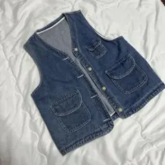 デニム ベスト