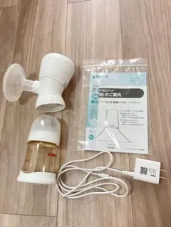 ピジョン 母乳アシスト さく乳器 電動 handy fit +