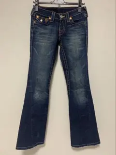 希少TRUE RELIGIONトゥルーレリジョンY2kフレアデニム26JOEY