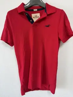 Hollister ポロシャツ レッド Sサイズ ロゴのサムネイル