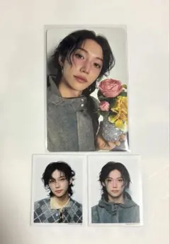 straykids Hollow FC盤 フィリックス両面トレカIDカード3枚