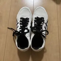 未使用、asics 陸上競技用スパイク ホワイト ブラック 24.0