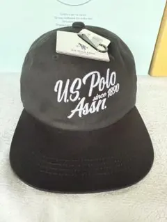 【新品未使用】U.S. POLO ASSN. ベースボールキャップ　黒　タグ付き