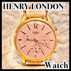 HENRY LONDON 腕時計 Pink アップルレザー クォーツ 3気圧防水のサムネイル