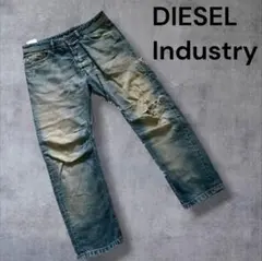【DIESEL Industry]レディース ダメージデニムパンツ イタリア製のサムネイル