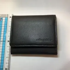 ブラック合成皮革コインケース