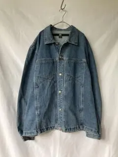 80-90s 濃紺 oldジルボー　デニム　サイズML相当　Gジャン【美品】 USA製【ビンテージ】オールドカルバンクライン【デニム