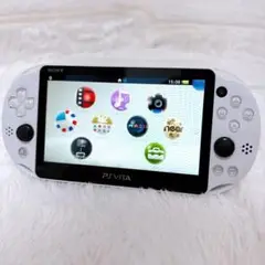 SONY - 中古 PSvitaWi-Fi ホワイト SONY PS VITA 本体 PlayStation Vita Wi-Fiモデル ライム