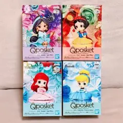 ディズニー　Qposket petit　ジャスミン　白雪姫　アリエル　シンデレラ