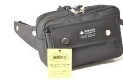 ウエストポーチ／ウエストバック、盗難防止付、黒