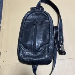 COACH ボディバッグ ブラック レザーのサムネイル