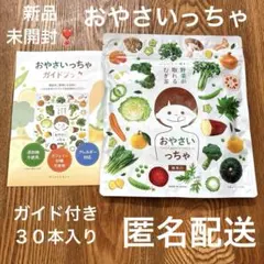 新品未開封❣️おやさいっちゃガイド付き❣️野菜34種&果物5種を濃縮３０本入❣️匿配