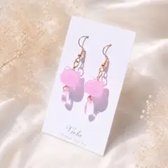 販売終了前SALE】ピアス/イヤリング」猫と風鈴 尻尾が揺れる 推し