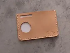 上質のヌメ革で作ったマイナンバーケースを