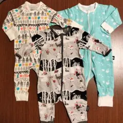 MOOMIN ロンパース 3点セット 62/68cm
