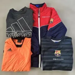 サッカートレーニングウェア防寒着150 4点セット