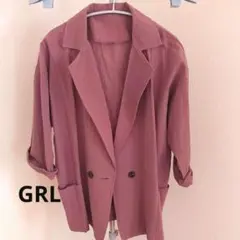 GRL テーラードジャケット ブラウン