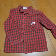 ミキハウス　綿ネルシャツ　112