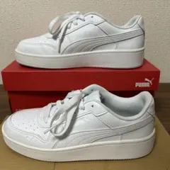 PUMA ホワイト スニーカー SKYE NEO LITE 23.5cm