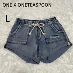 ONE TEASPOON ワンティースプーン デニム ショートパンツ L
