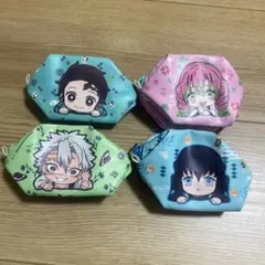 鬼滅の刃 八角形ポーチ 4個セット