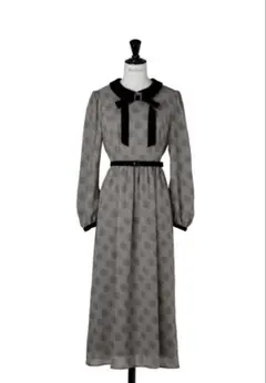 ワンピース herlipto Bristol Plaid Ribbon Dress herlipto Bristol Plaid Ribbon Dress Mサイズ - メルカリ
