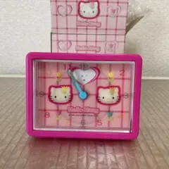 ハローキティ　置時計 トラベルクロック　　2000年　 非売品　当時物　レアのサムネイル