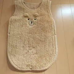クマ顔刺繍 ベビースリーパー