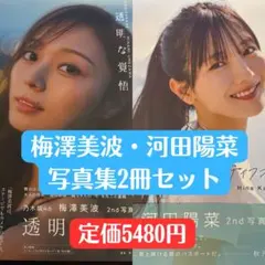 乃木坂46 梅澤美波 日向坂46 河田陽菜 写真集 2冊セット