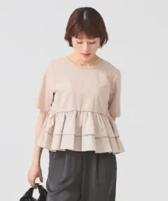 yori ヨリ ヘムフレアトリコットカットソー ライム - メルカリ