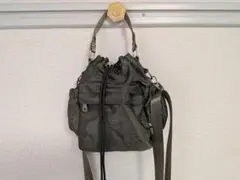 巾着型2wayショルダーバッグ