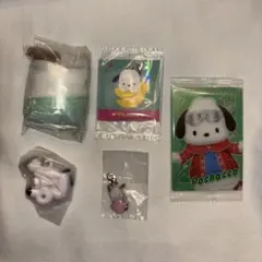 ポチャッコ ポーチ キーホルダー ガチャガチャ カード シール まとめ売り