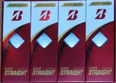 パールホワイト★１ダース★ブリジストン　スーパーストレート　パールホワイト　新品