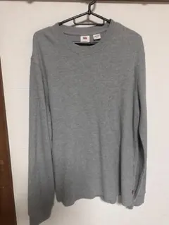 Levi's ワッフル長袖カットソー グレー S