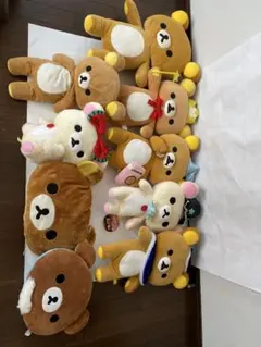 ぬいぐるみ33点、その他雑貨】プライズ、ローソンリラックマ一番くじ