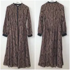 URBAN RESEARCH SONNYLABEL ペイズリー柄ロングワンピース