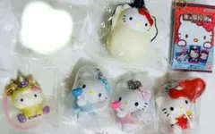 ハローキティ　夢みるエンジェルスイング　ガチャガチャセット