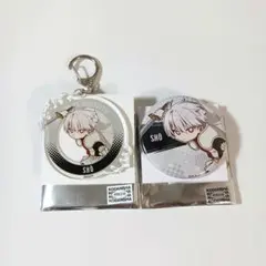 炎炎ノ消防隊　象日下部　アクリルキーホルダー　缶バッジ　ちびキャラ