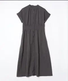 ロペピクニック フレンチドルマンワンピース チャコールグレー 40