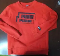 美品　PUMA トレーナー レッド 130