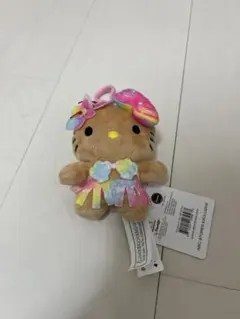 【ハワイ限定】日焼けキティ 50周年 ぬいぐるみ エコバッグ セット kitty