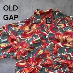 old gap ギャップ ジップ 花柄 シャツ フラワー - メルカリ