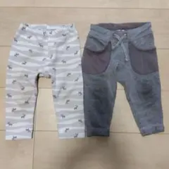 UNIQLO　H＆M　パンツ80 2枚