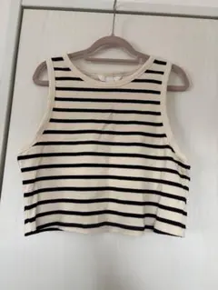 H&M ボーダータンクトップ