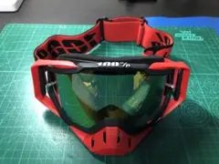 新品　100% オフロードゴーグル　新品 モトクロス　スノボ スキーのサムネイル