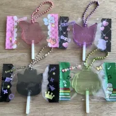 サンリオ　キャンディチャーム　マイメロ　クロミ　ポチャッコ　ばつ丸