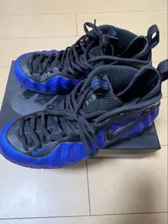 Nike Foamposite ブラック/ブルー